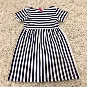 NWOT Vineyard Vines Girls Striped  Dress 7G